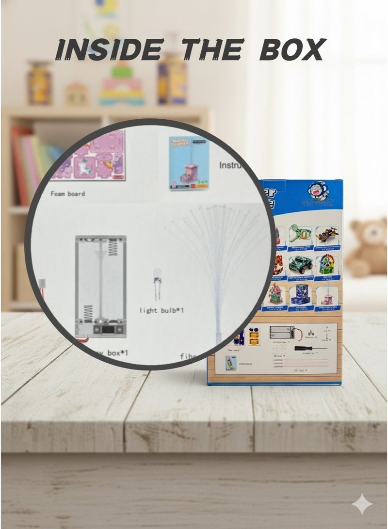 Saudi Select Enchanting STEM DIY Fiber Optic Light Building Toy for Early Development - Fun Learning & Education Science Kit - Image 3