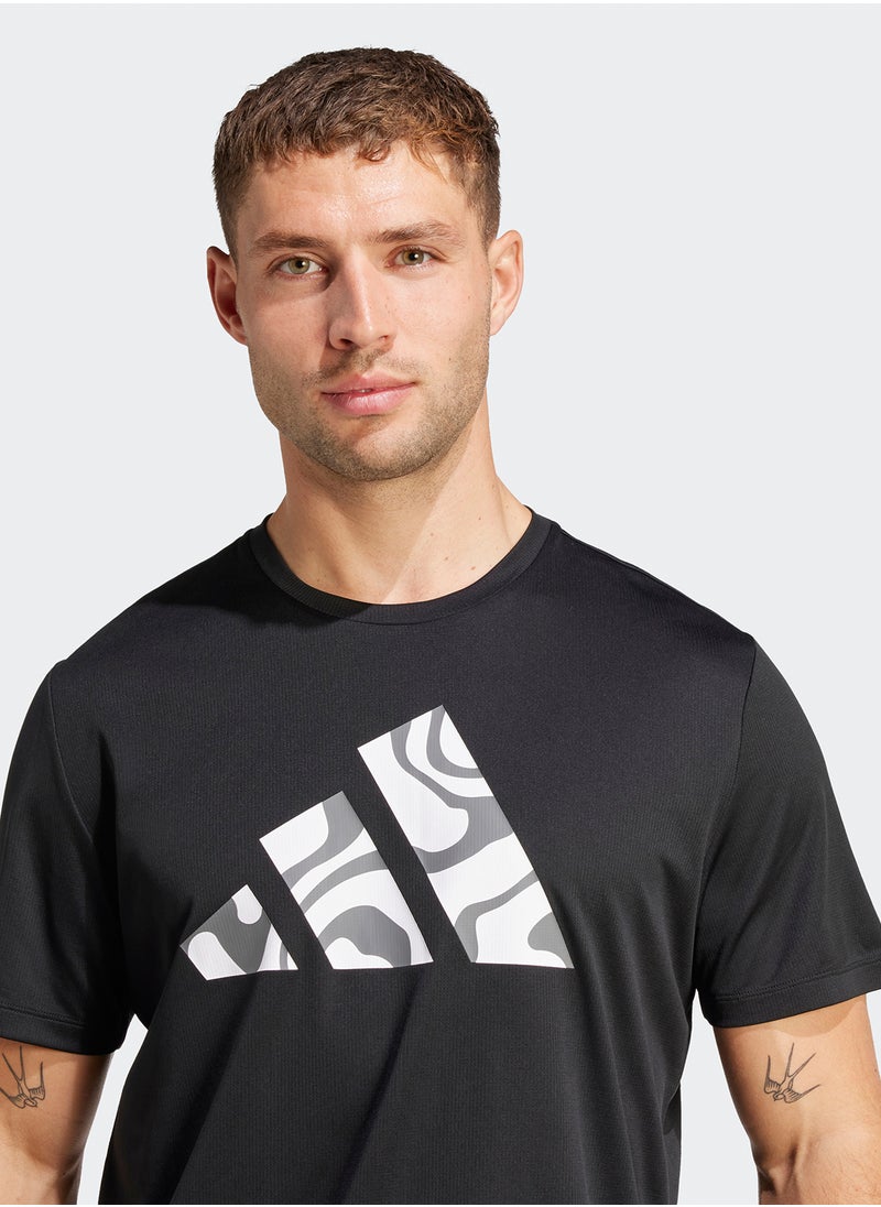Adidas - Run It Brand Love T-Shirt - Image 1