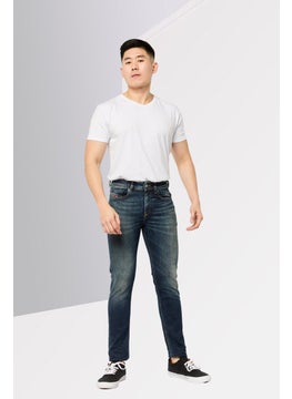 DIESEL Men 1979 Sleenker Skinny Fit Washed Stretchable Jeans, Blue  - Image 2