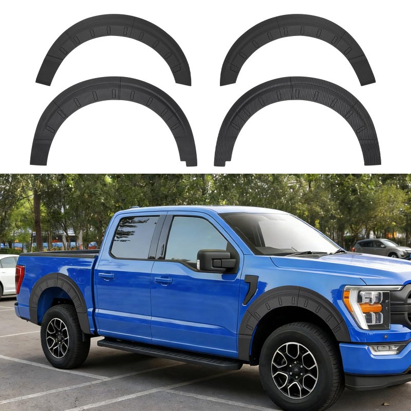 Titibett Fender Flare Protector Fits for 20212026 Ford F150 Wheel Arch Cover Mudguard Compatible with F150 Exterior Accessories Exclude Raptor Wing Guards Fender Trims 4PCS - Image 3