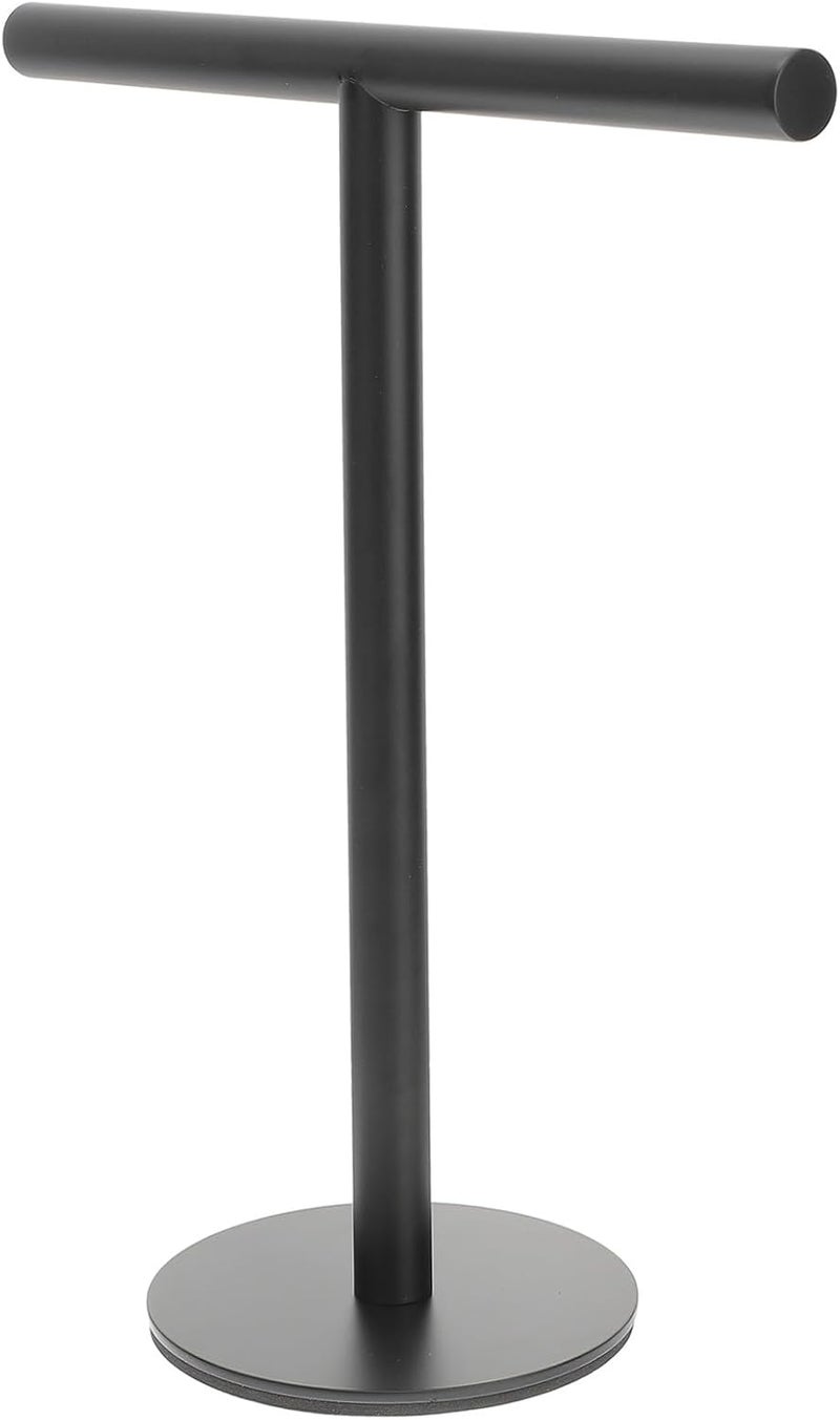 Ciieeo Standing Towel Rack Stainless Steel Towel Holder Portable Floor-Mounted Organizer - Image 1