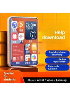 Generic 学生版mp3屏mp4随身听外放蓝牙迷你款触屏英语看小说听歌豪保其他-机身颜色:2.4寸触摸屏黑【蓝牙5.4-发声词典/加大电池】-内存容量:128GB 已下载好热门资源（歌曲+小说）-官方标配+【HiF  - Image 2