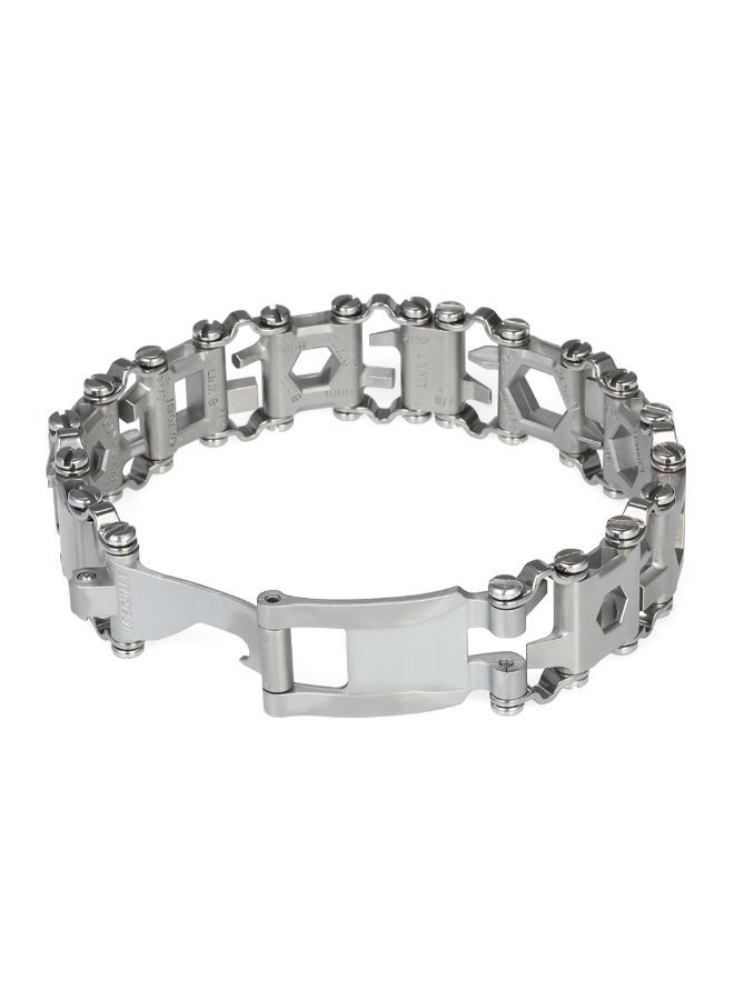 NIBEMINENT 29 In 1 Multi functional Spliced Bracelet Wristband Screwdriver Emergency Tool Silver  - Image 3
