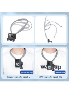 TELESIN TELESIN Gopro12 Magnetic Halter Bracket Collar X4/X3 Ace DJI Action4 Halter Neck Fixing Bracket  - Image 2