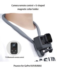 TELESIN TELESIN Gopro12 Magnetic Halter Bracket Collar X4/X3 Ace DJI Action4 Halter Neck Fixing Bracket  - Image 1