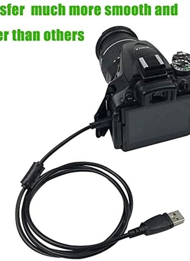 Sqrmekoko - Replacement Camera Transfer Data Sync Charging Cable Cord Compatible with Sony Cybershot Cyber-Shot DSCH200, DSCH300,DSCW370,DSCW800,DSCW830,DSC-H200,DSC-H300,DSC-W370,DSC-W800,DSC-W830 Digital Camera - Image 1