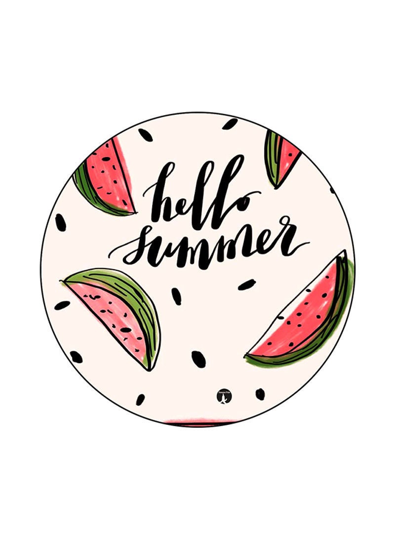 RKN English Phrases Printed Mouse Pad Multicolour