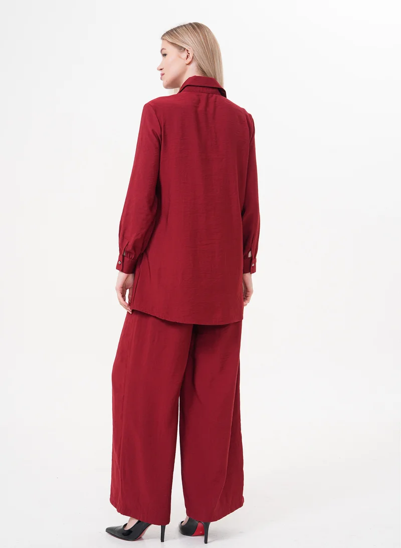 Marvella By Rasha  Ruffle Hem Two-Piece Set for Women | Best Price UAE