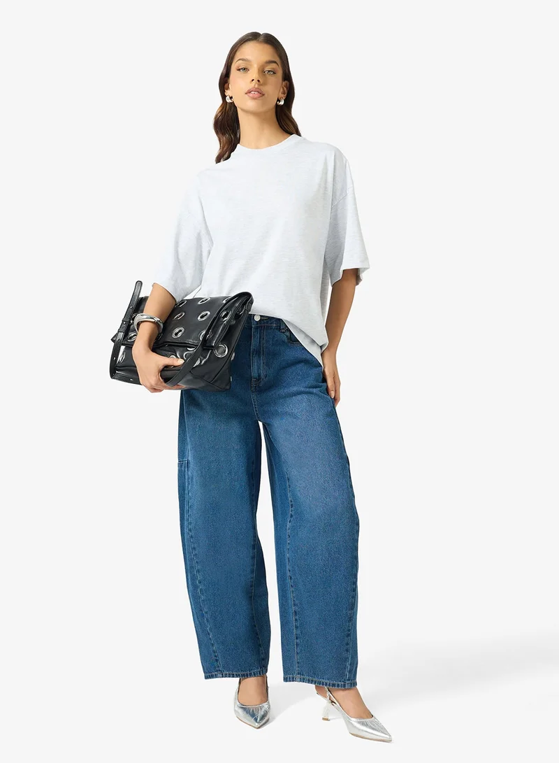 TOPSHOP Oversized Drop Shoulder T-Shirt