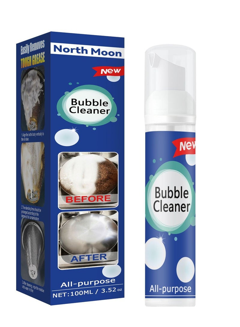 NORTH MOON Kitchen oil stain foam cleaner, smoking machine, kitchenware, heavy oil stain cleaning, decontamination, freshness and odor elimination - Image 1