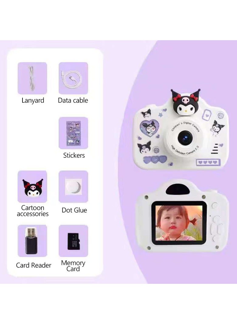 Kids Camera Gifts for 3-8 Year Old Boys Girls,Mini Rechargeable Child Digital Camera Shockproof Video Camcorder Gifts for,20MP HD Video 2 Inch Screen for Outdoor Play(32GB TF card and Card Readers)