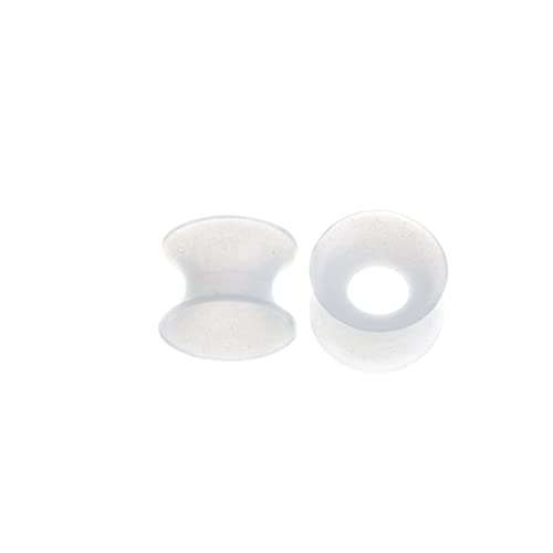 Memsion Ear Stretching Kit 50 Pieces Earrings 14Gauges-00Gauges Earrings Acrylic Tapers Plugs Silicone Tunnels Ear Gauges Expander Set Body Piercing kit Glow In the Dark Color - Image 5