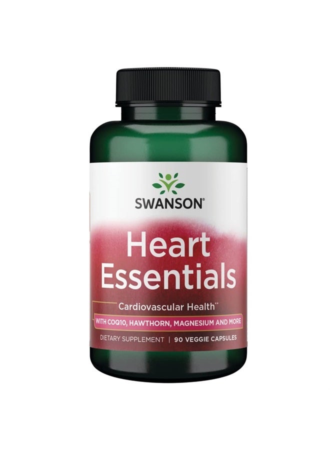 SWANSON Heart Essentials 90 Veg Capsules - Image 1