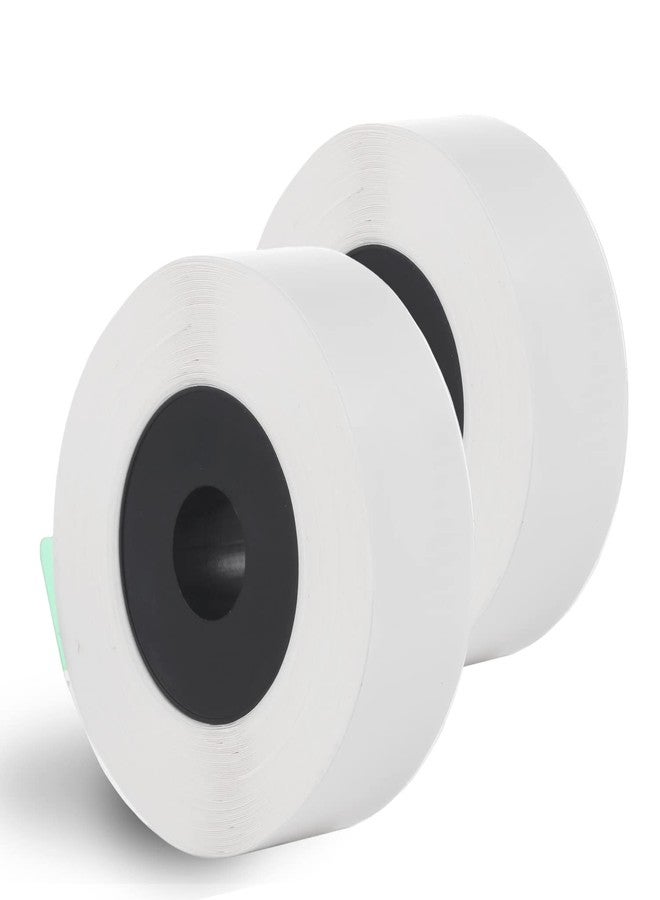 OROSAUR Label Maker Tape, Green Continuous Paper Label Printer Tape Roll Waterproof Self-Adhesive Labels Tape Refills for HP1 Label Maker DIY Labeling Tape Replacement Labels 0.42 inch x 21' (2PCS) - Image 1