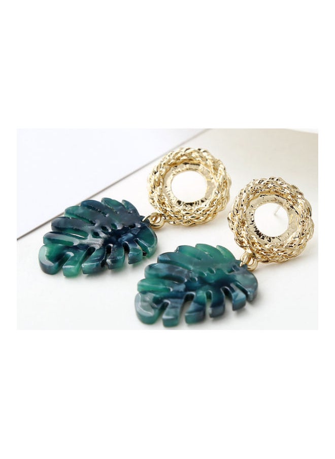 NIBEMINENT - 925 Silver Leaf Fashion Creative Earrings - Image 1
