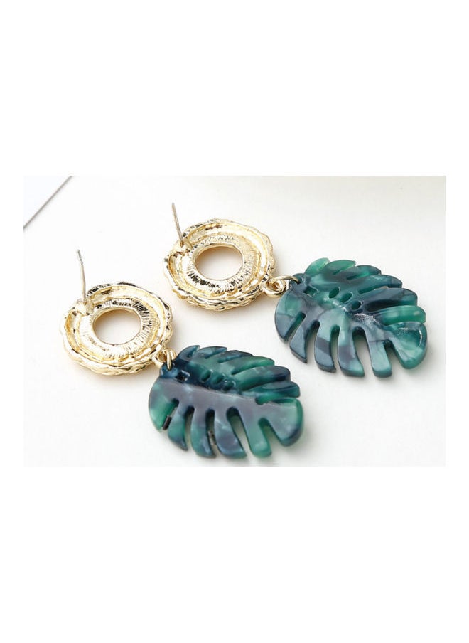 NIBEMINENT - 925 Silver Leaf Fashion Creative Earrings - Image 1