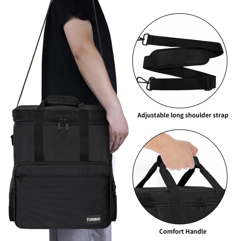 TORIBIO Kitchen Mixer Storage Bag Compatible with KitchenAid and Extra Accessories, Mixer Portable Carrying Bag/Case fit for 6-Quart and 8-Quart Mixers, 15.7" x 10.6" x 17.7" - Image 4