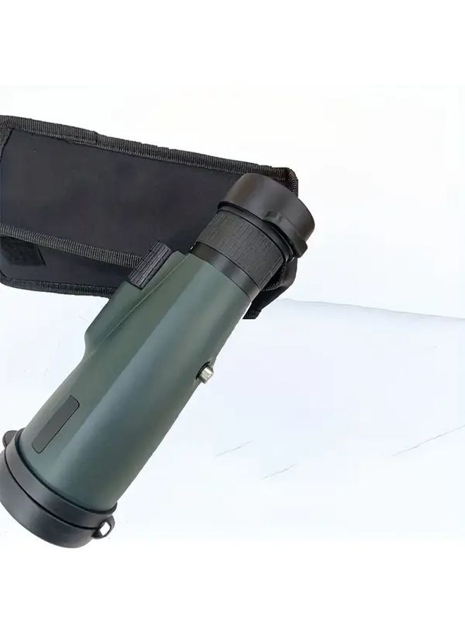 Green Monocular Telescope 10 30x50 Zoom Focus Bird Watching Long Range Compact - Image 1