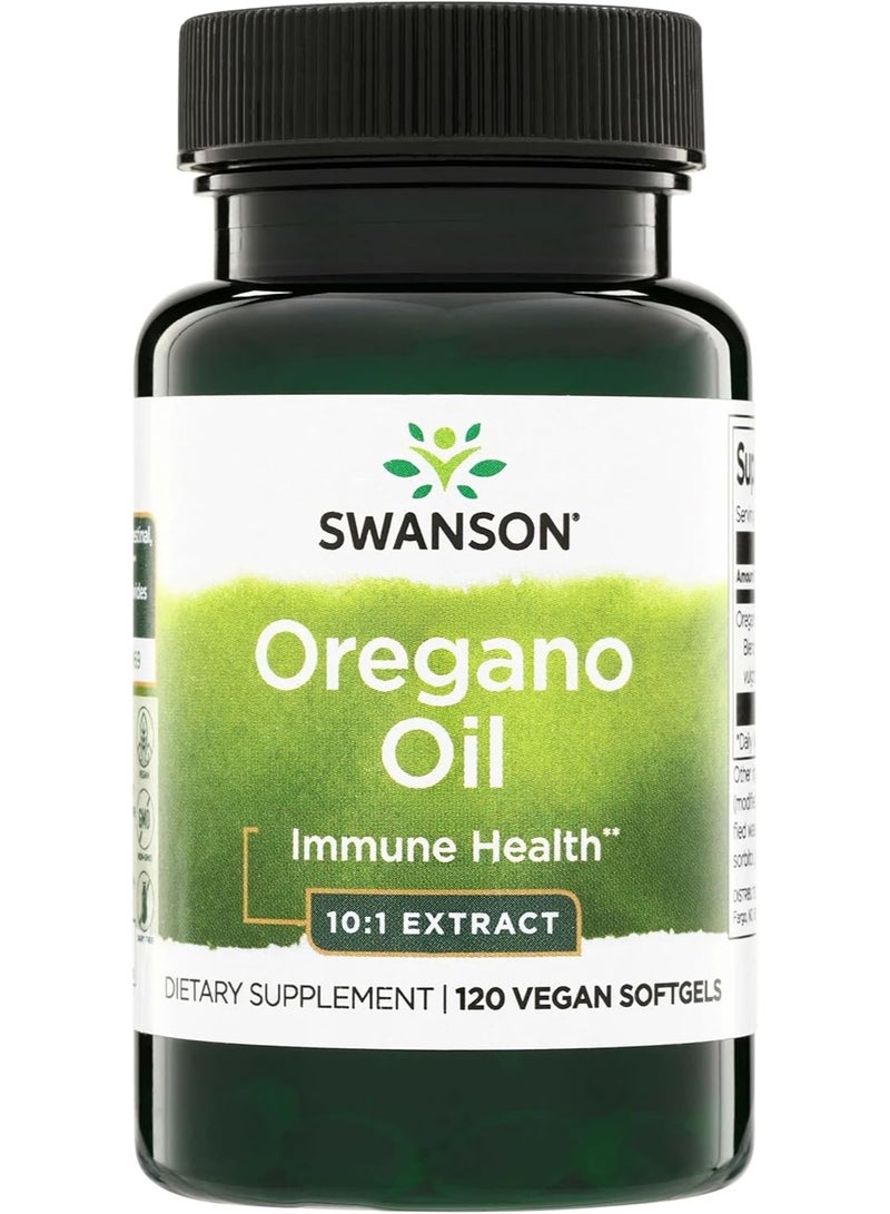 Swanson, Oregano Oil, 150 mg, 120 Softgels (Packaging may vary) - Image 1