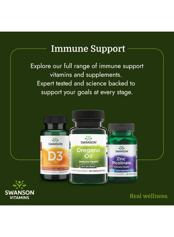 Swanson, Oregano Oil, 150 mg, 120 Softgels (Packaging may vary) - Image 3