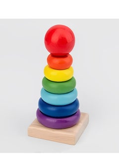 MAGIC VAULT 4 IN 1 WOODEN Early Education Baby Toys, (Sorting & Stacking Toys + Piano Xylophone + Bead Maze Roller Coaster + Color Balls Sorting) Toddlers Montessori Wooden Toys for Boys Girls  - Image 2