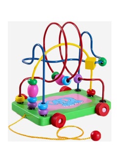 MAGIC VAULT 4 IN 1 WOODEN Early Education Baby Toys, (Sorting & Stacking Toys + Piano Xylophone + Bead Maze Roller Coaster + Color Balls Sorting) Toddlers Montessori Wooden Toys for Boys Girls  - Image 5