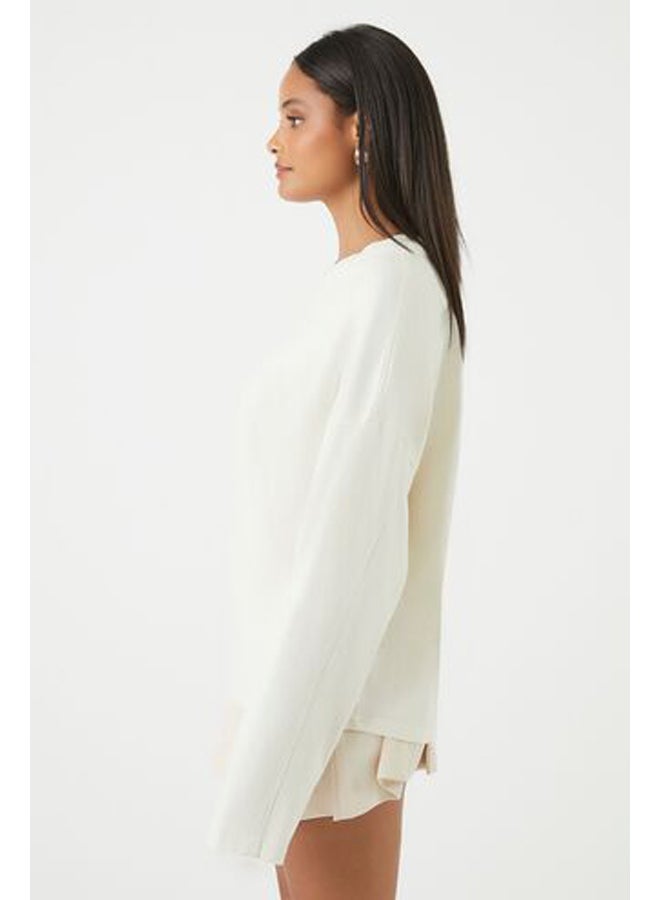 FOREVER 21 Drop-Sleeve Crew Top - Image 2