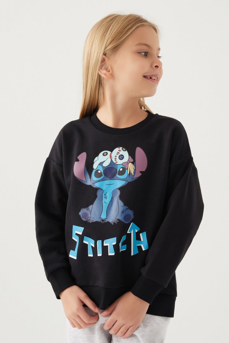STITCH Toy Black Girl Sweatshirt  - Image 2
