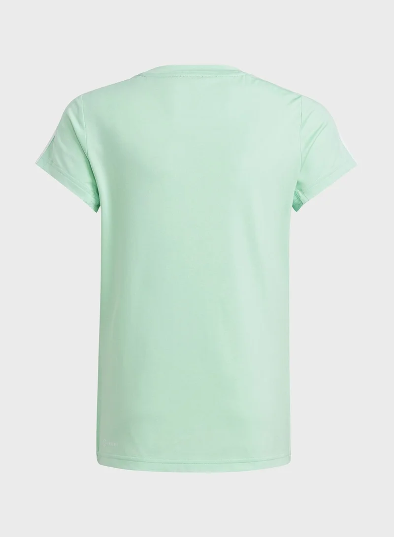 Adidas Train Essentials AEROREADY 3-Stripes Slim-Fit Training T-Shirt