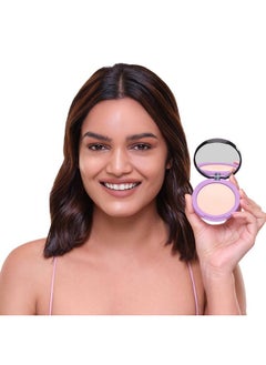 Plum Legit Matte Talcfree Compact With Spf15 Lightweight Even Coverage 100% Vegan & Cruelty Free Olive Gleam 127Y  - Image 3
