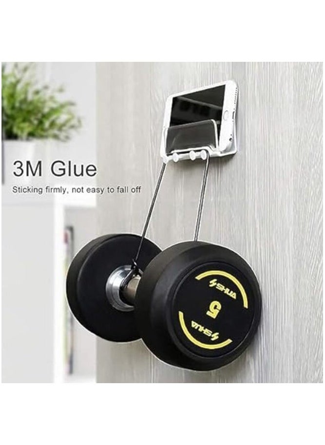 MIRFA Wall Mounted Adhesive Key Holder With Phone Holder  - Image 2