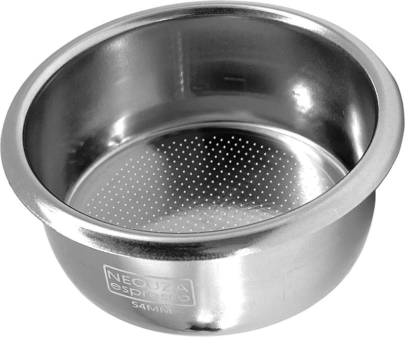 نيوزا Espresso Coffee Bottomless Portafilter Distributor&Tamper Dual Head for 54mm Breville 870/875/878/880,Stainless Steel (Sieve Basket) - Image 1