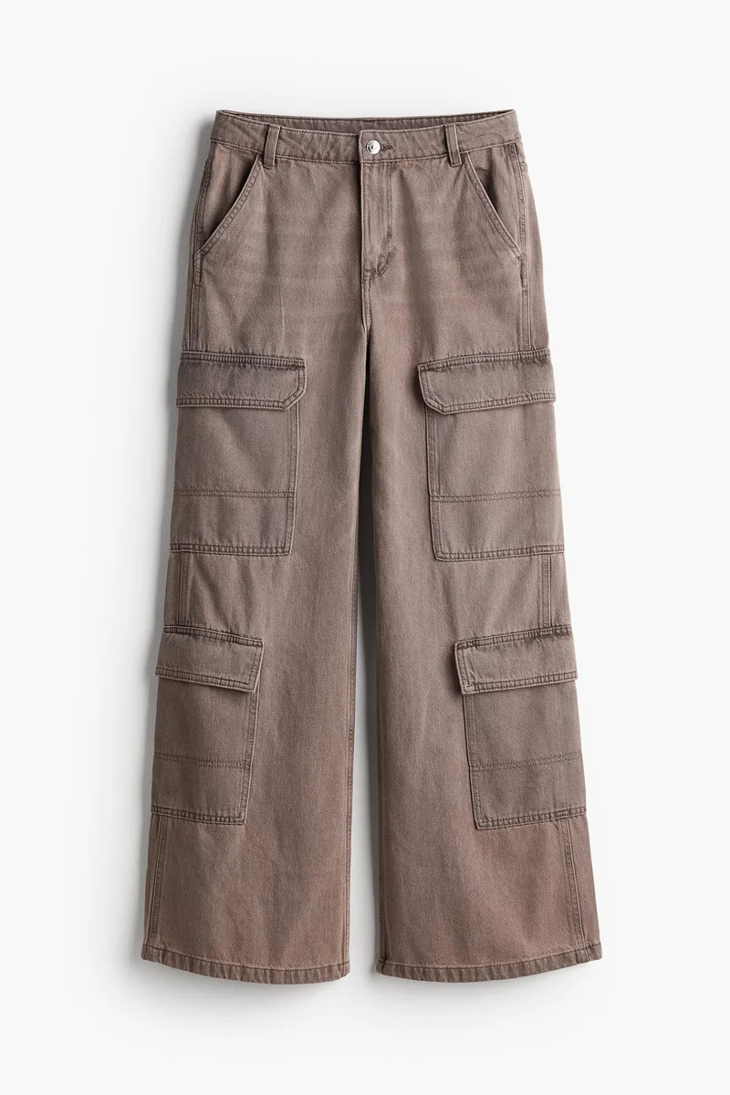H&M Denim Cargo Trousers