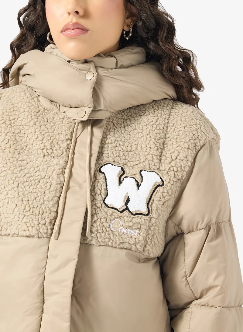 ONLY  Onlagnes Life Teddy Mix Puffer Jacket for Women | Best Price UAE