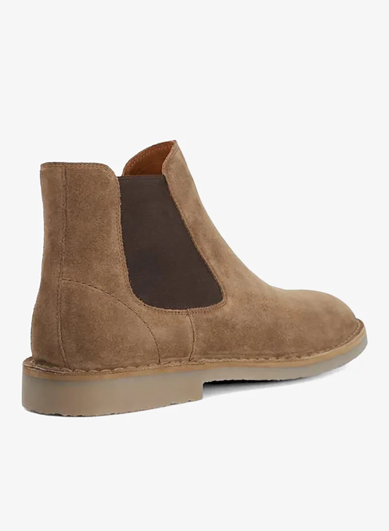 Dune London BEIGE Cashy Ankle Chelsea Boots for Men | Best Price UAE