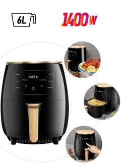 SILVER CREST Crazy Deals Multifunction Digital 6liter air fryer XL AerOfry, Black  - Image 1