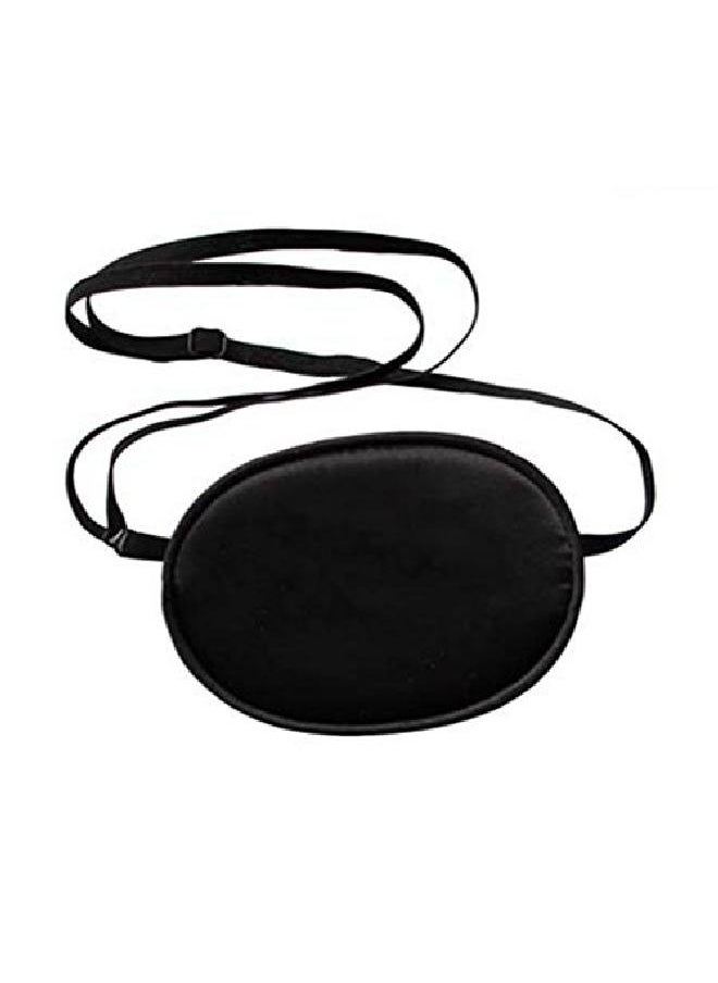AKOAK - Akak Store 100% Mulberry Silk Pirate Eye Patch for Boys Kids to Reat Lazy Eye;Amblyopia;Strabismus Not Light LeakSmoothSoft and Comfortable（SmallBlack） - Image 1
