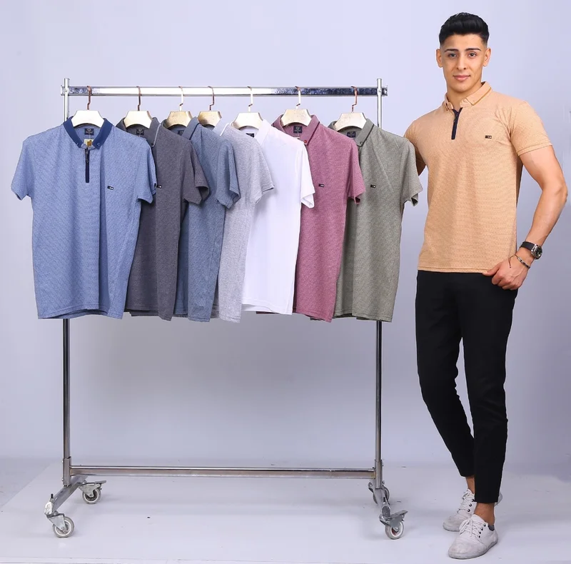 فاريتا Men's Taba Regular Cut Polo Neck Men's Knitwear T-Shirt