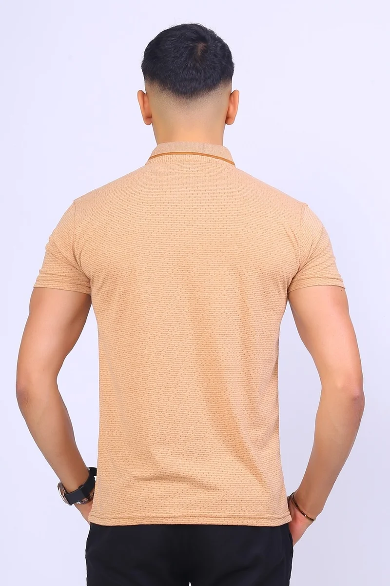فاريتا Men's Taba Regular Cut Polo Neck Men's Knitwear T-Shirt