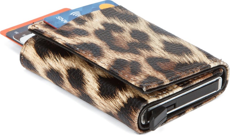 Newish Polo Women Leopard Pattern RFID Card Swipe Protective Mechanism Paper Money Compartment Gift Card Holder Wallet newpolo263  - Image 3