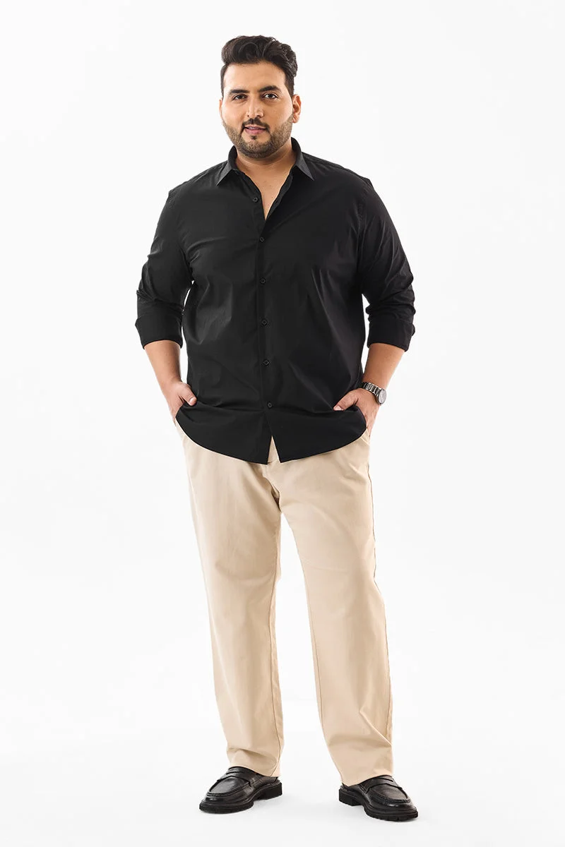 SNITCH قميص مقاس كبير بقصة عادية مطاطي