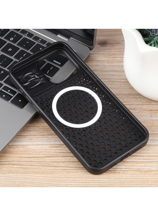 Zaboon Case For iPhone 13 Pro Pure Color Honeycomb Aromatherapy MagSafe Phone Case - Image 4