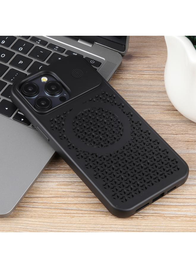 Zaboon Case For iPhone 13 Pro Pure Color Honeycomb Aromatherapy MagSafe Phone Case - Image 2