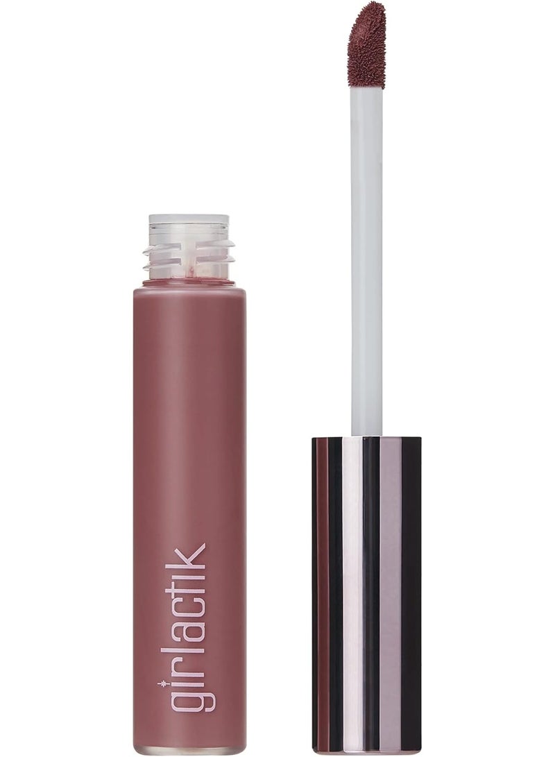 girlactik BEAUTY Girlactik USa. Matte Lip Liquid In Mauve Shade. Longwear, Pigmented & Non-Drying Lipstick. -Divine - Image 2