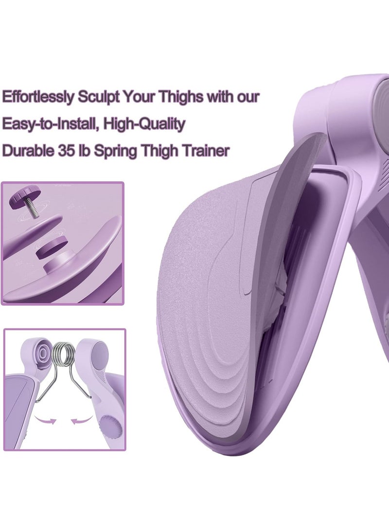 Master 26lb Pelvic Floor Strengthening Device, Inner Thigh Muscle Trainer, Kegel Exerciser, Pilates Workout Equipment for Home & Under Desk Use for Men & Women with Resistance Band - Image 3