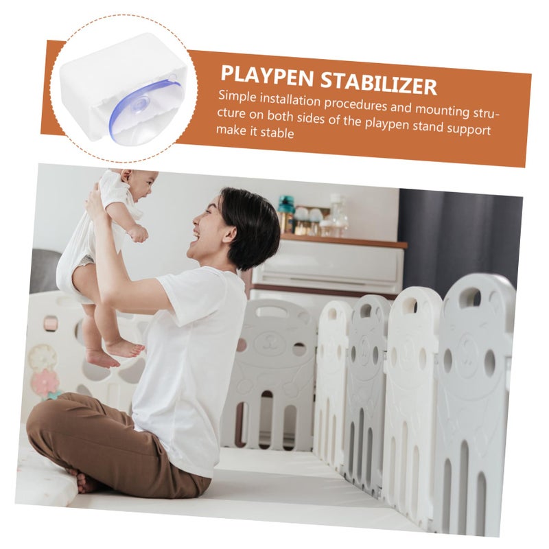 Universal Playpen Mounting Base Non Slip Suction Cup Connector Crib Accessory 1 Piece - Image 5