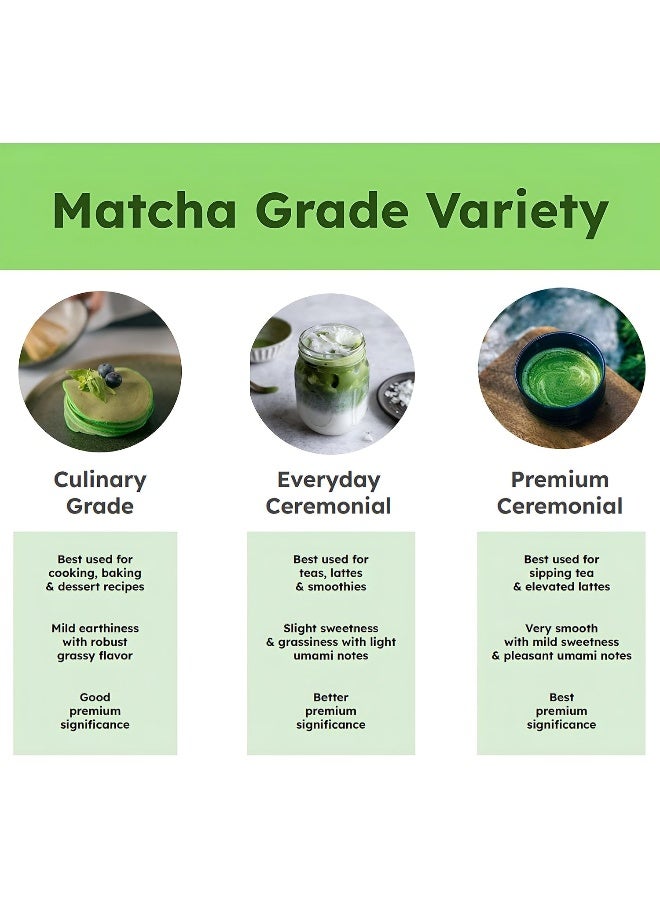 Matcha Kari Dr. Weil - Mini Tea Set - White- Ceremonial Organic Japanese and Whisk With Holder  - Image 5