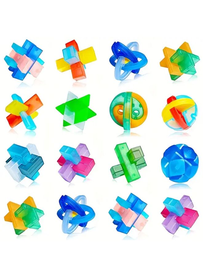 6 قطع لغز تحدي العقل قفل لوبان ألعاب الذكاء لعبة متشابكة مكافآت الفصل الدراسي - Image 2