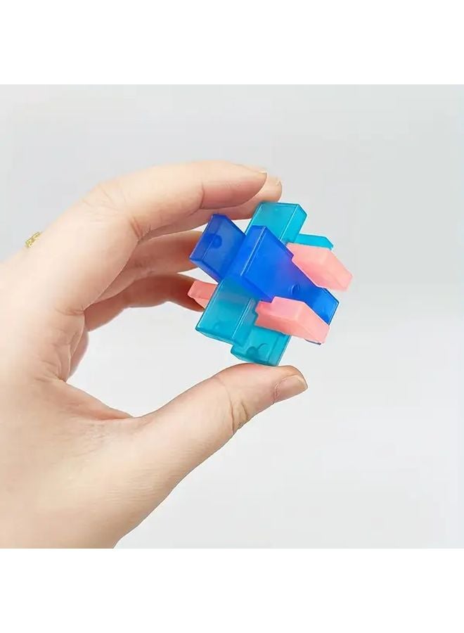 6 قطع لغز تحدي العقل قفل لوبان ألعاب الذكاء لعبة متشابكة مكافآت الفصل الدراسي - Image 4