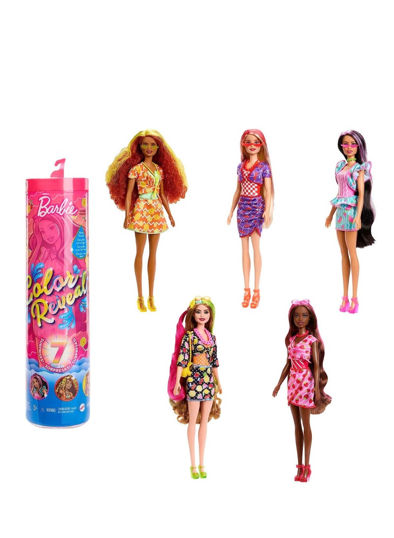Barbie دمية باربي كولور ريفيل من سلسلة سويت فروت - قد يختلف الطراز - Image 5